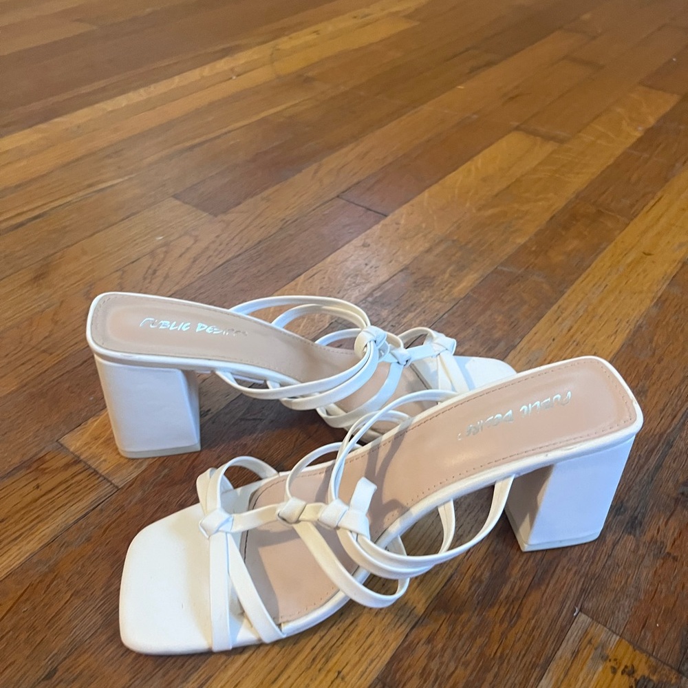 White heels never worn